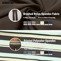 Shorts de sport Dingtai Scrunch Butt à contrôle du ventre moyen, color block, séchage rapide, extensibles dans quatre directions, en nylon et élasthanne, vêtements de fitness, personnalisables OEM