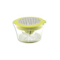 Food Grade Lege Heldere 16 Oz Pp Keuken Voedsel Fruit Rond Plastic Draagbare Roestvrijstalen Handmatige Juicer