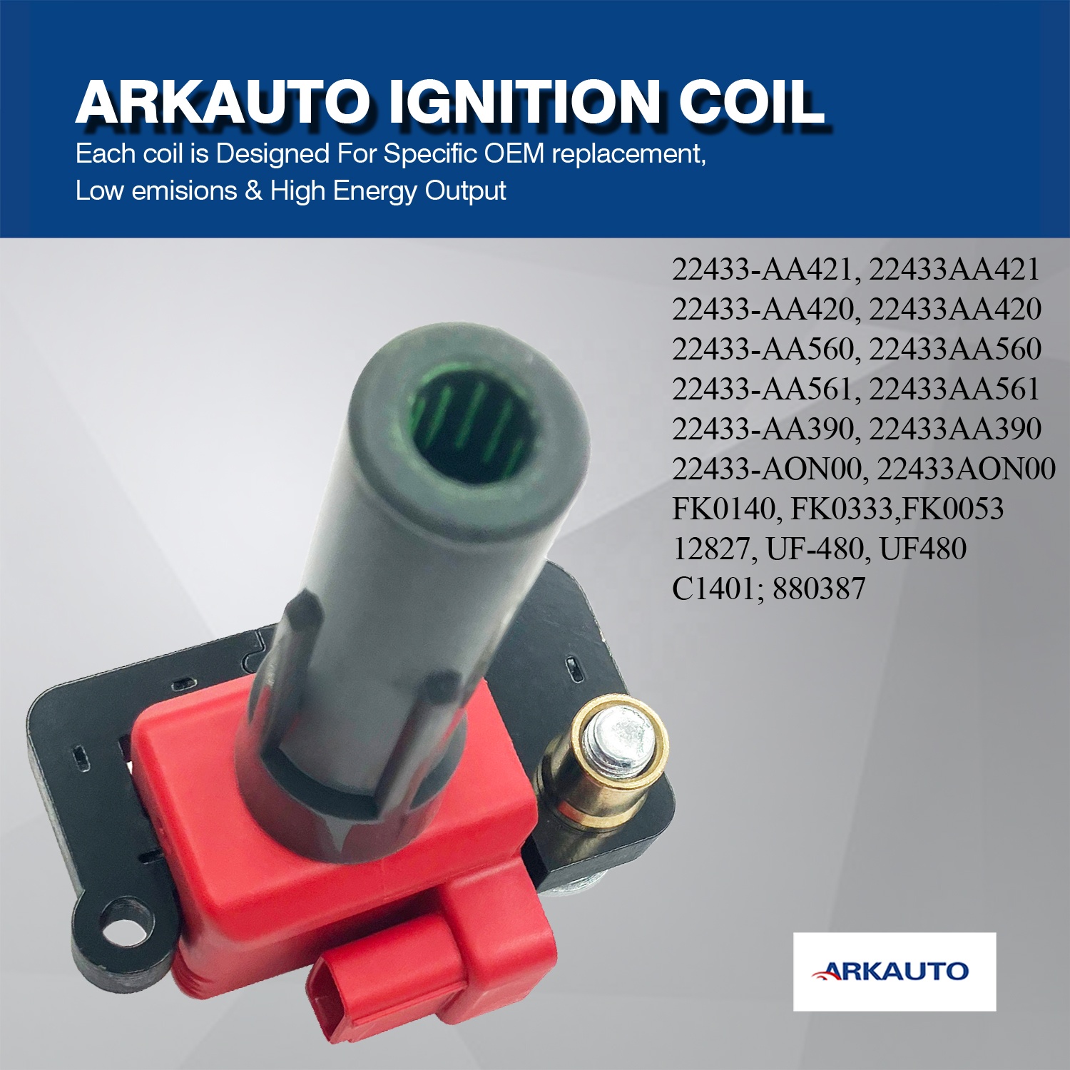 ARKAUTO IGNITION COIL 22433AA421 for Subaru Impreza WRX