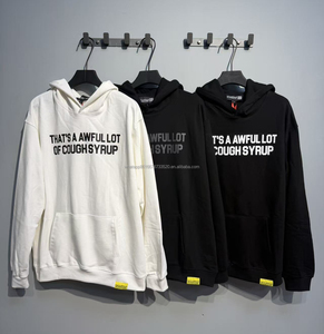 Felpa con Cappuccio da <span class=keywords><strong>Uomo</strong></span> 'That's a Terrible Lot of Cough Syrup' in Vendita, <span class=keywords><strong>Abbigliamento</strong></span> Maschile di Alta Qualità, 100% Cotone, Felpe <span class=keywords><strong>Oversize</strong></span> Stampate - Product Image 1