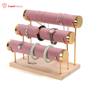 Металлическая стойка для ювелирных изделий, органайзер для браслетов, трехуровневая стойка для ювелирных изделий - Product Image 4