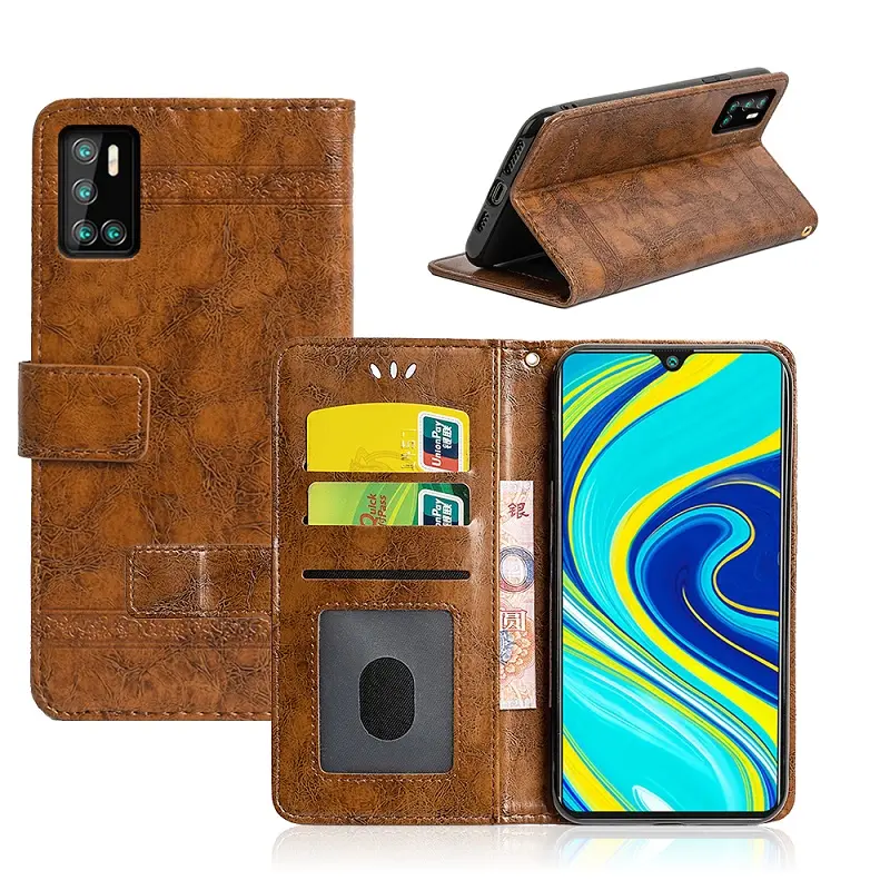 Retro Pure Concise Leather Case Business Wallet Shockproof Phone Cover Bags for Cubot Note 7 20 C30 X30