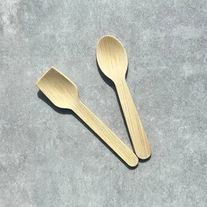 Factory Direct Sale Ice Cream Biodegradable Disposable Bamboo Spoons For Dessert
