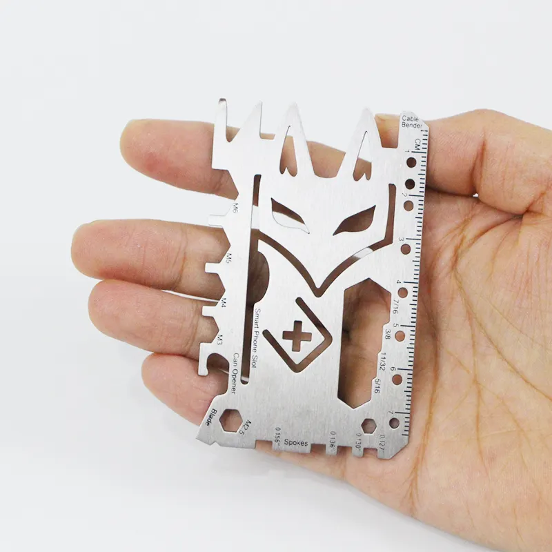 New Design Products 12 in 1 Stainless Steel Multi-function Promotion Multi Tool Card For Gift