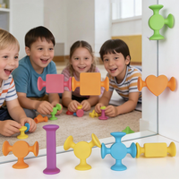 Jouets en silicone de qualité alimentaire personnalisés avec ventouse, jouets sensoriels Montessori éducatifs pour l'apprentissage des nombres et de la mathématique pour les tout-petits et les bébés