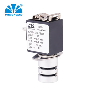 Yongchuang Solenoid Valve YCF13 15 30 DC24V 8W Pinch Type Two Way For Food Coffee Medical Use - Product Image 2