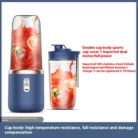 Blender multifonctionnel portable et rechargeable, petit gobelet, fonctionnement manuel pour un usage domestique, presse-agrumes