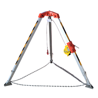 Kit de sauvetage à haute altitude Dispositif de sécurité anti-chute Support triangulaire pour trépied d'entrée en espace confiné Trépied de levage de sauvetage