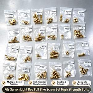 ชุดสกรูหัวหกเหลี่ยมไทเทเนียมอัลลอยสำหรับจักรยานยนต์ Surron Light Bee พร้อมโครงสร้างความแข็งแรงสูงสำหรับใช้งานออฟโรด อะไหล่สำรอง - Product Image 5