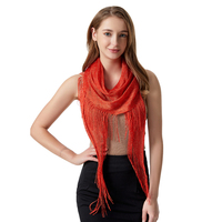 Fabrication Offre Spéciale foulard en soie unie de luxe pour femmes foulards à pompons en maille à la mode châles élégants pour femmes