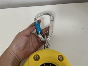 Cuerda de Seguridad Retráctil de Poliéster de 6 <span class=keywords><strong>Metros</strong></span>, Dispositivo Anticaídas Retráctil Vertical para Sistema de Línea de Vida, Protección Contra Caídas - Product Image 6