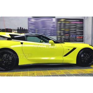 Becquet latéral de protection en fibre de carbone véritable pour Chevrolet Corvette C7 2014-2017, kit carrosserie, accessoires auto - Product Image 3