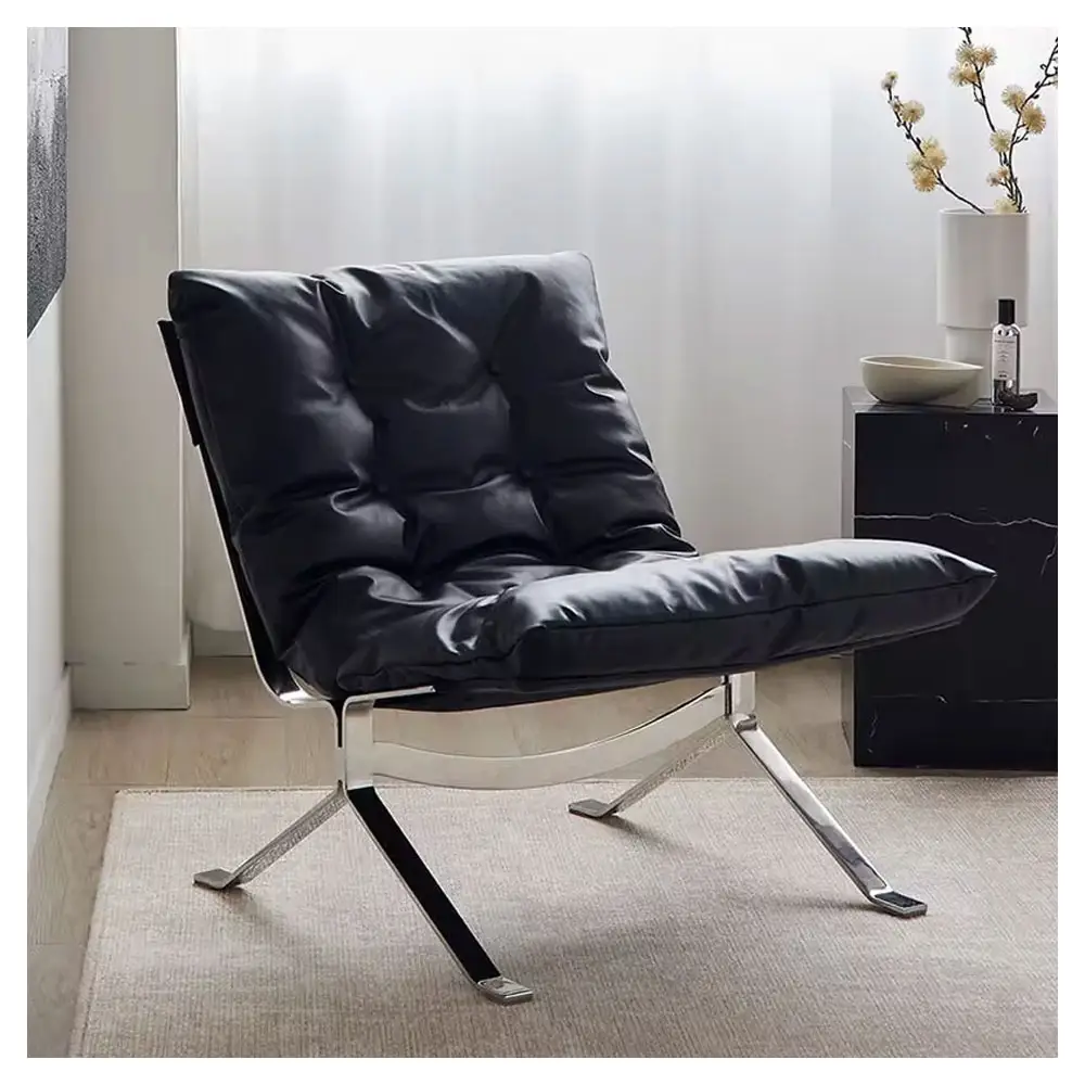 Moderno per il tempo libero in metallo accento salotto barcellona sedia mobili per la casa Hotel sedie da soggiorno
