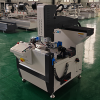 Mesa Giratoria de 3 Ejes, Perfil de Aluminio y PVC, Máquina de Fresado CNC, Máquina de Perforación Automática para la Fabricación de Ventanas y Puertas