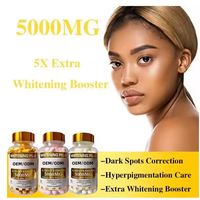 Capsules de glutathion, pilules blanchissantes pour la peau, vitamines C et E pour hommes et femmes, amélioration de la peau, L-GLUTATHIONE 5000MG, peau forte