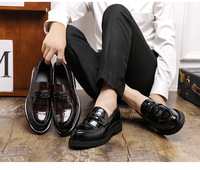 Livraison Rapide Nouveaux Mocassins d'Affaires Grande Taille en Cuir Verni à Enfiler Vente en Gros Immédiate