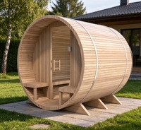 Meilleure Vente 2026 : Sauna Moderne en Bois Massif Personnalisable pour Plusieurs Utilisateurs, Cabine de Vapeur Commerciale avec Système de Contrôle Intégré