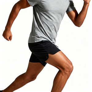 2-in-1 <b>Compression</b> Running <b>Shorts</b> for Men with Phone Pocket High Waisted Quick Dry Athletic Sportwear Marathon Training Sports - Product Image 2