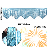 Rideau à franges ondulées dorées brillantes personnalisées, guirlande métallique pour la décoration de fêtes d'anniversaire, de mariages et d'anniversaires de mariage