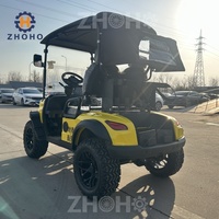 Voiturette de golf électrique tout-terrain à batterie lithium, couleur personnalisée, certifiée CE, autonomie de 90 km