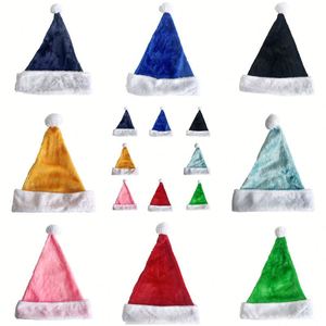 Christmas Decorations Thickened Turn-Up Colorful Adult Party Dress-Up Short Plush Hat Q9-B - Product Image 3