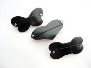 PU DIY Floral Metal Hair Clips With Heart And <b>Flower</b> Design <b>Sweet</b> Style All Seasons Hair Accessories - Product Image 3
