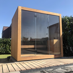 Taille personnalisée en gros grande salle de sauna cabine <span class=keywords><strong>maison</strong></span> façade en verre salle de sport au bois sauna extérieur <span class=keywords><strong>maison</strong></span> - Product Image 1
