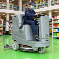 Nettoyeur de sols haute performance 3650 ㎡ Machine de nettoyage de sols industrielle à batterie Li-ion 24V avec réservoirs d'eau de 80L/85L pour une efficacité de nettoyage optimale