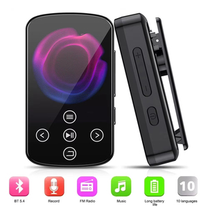 Reproductor MP3 deportivo con clip, sonido HIFI sin pérdidas, reproductor de música portátil con Bluetooth, radio FM y grabadora de voz para correr, directo de fábrica. - Product Image 2