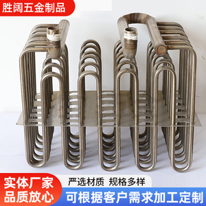 คอยล์หม้อน้ำสแตนเลสแบบท่อแลกเปลี่ยนความร้อนสำหรับเครื่องปรับอากาศ พื้นที่ไหล 20 มม. น้ำหนัก 5 กก. รุ่น 027 - Product Image 4
