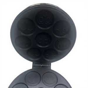 个性化可定制的不粘锅，带笑脸面盘，适合三明治制作，适合厨房和家庭使用 - Product Image 4