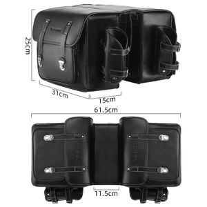 Sacoche de vélo de route et VTT étanche WEST BIKING 20L grande capacité, sacoche de porte-bagages durable pour accessoires de voyage - Product Image 5
