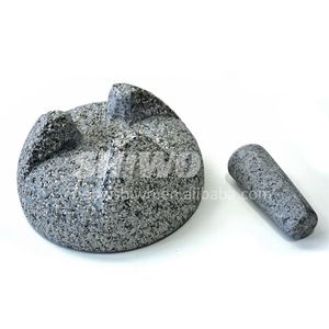 <span class=keywords><strong>Venta</strong></span> caliente hogar cocina granito natural Molcajete mortero y mortero - Product Image 6