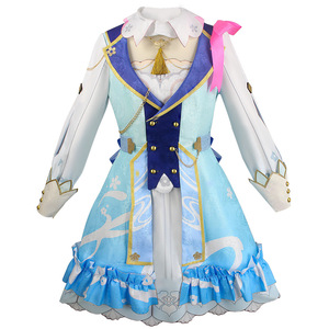 Disfraz de Cosplay de Anime <span class=keywords><strong>Genshin</strong></span> <span class=keywords><strong>Impact</strong></span> <span class=keywords><strong>Kamisato</strong></span> Ayaka, Vestido Japonés Original, Pelucas de Anime, Conjunto de Disfraz para Mujer, para Chicas - Product Image 5
