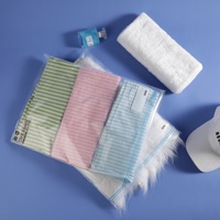 Duurzame, zelfdichtende, transparante PE plastic ziplock recyclebare voedselbewaarzak voor fruit, groenten, brood, cake, met gravureprint.