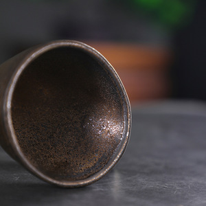 Tasse à café écologique en céramique vintage Latte Art Espresso Straw Retro Hanging Ear Latte Afternoon Tea - Product Image 4