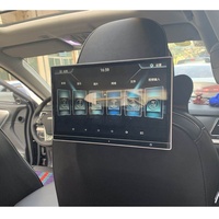 Système de divertissement arrière Android 12 sièges de voiture Moniteurs d'appui-tête DVD pour Porsche Cayenne Macan Panamera 911 Affichage TV du véhicule