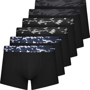 <span class=keywords><strong>Boxer</strong></span> da <span class=keywords><strong>Uomo</strong></span> in <span class=keywords><strong>Cotone</strong></span> Morbido e Traspirante, Slip <span class=keywords><strong>Senza</strong></span> <span class=keywords><strong>Cuciture</strong></span> a Metà Coscia - Product Image 3