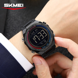 Skmei Men's Digital Watch 30m Waterproof Silicone Strap Multifunction Alarm Clock Sport Watch - Product Image 1