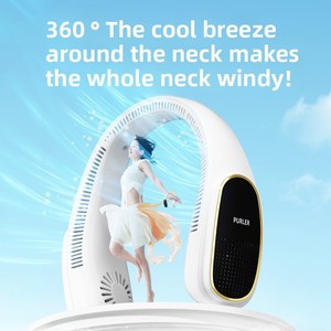 <span class=keywords><strong>Ventilateur</strong></span> portable sans pales, nouveau style transfrontalier, à ions négatifs, rechargeable par USB, <span class=keywords><strong>silencieux</strong></span>, pour le sport, à suspendre au cou, mini - Product Image 3