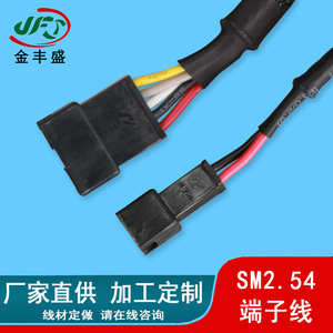Jinfengsheng Wire Harness SM2.54 Terminal Connector Automotive Power Cable Fire Retardant Copper Core AC DC Adapter - Product Image 3