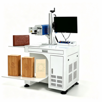 Nouvelle conception de machine de marquage laser CO2 30W 60W, facile à utiliser pour la gravure sur plastique et cuir, directement de l'usine