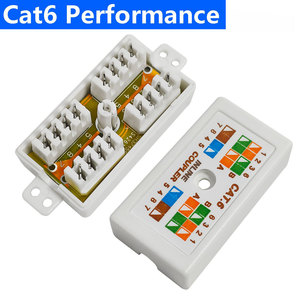 ABS PC duy nhất cổng kép Keystone Modular Coupler Jack hộp mạng CAT5e CAT6 UTP RJ45 bề mặt gắn kết hộp Hộp nối - Product Image 2