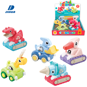 Voiture de dinosaure à friction miniature de <span class=keywords><strong>dessin</strong></span> <span class=keywords><strong>animé</strong></span> pour enfants, excavatrice de dinosaure pour enfants - Product Image 1