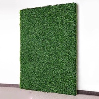 OH ARTS Haute Qualité H59 W10 L22 Faux Feuillage Buis Haie Grande Topiaire avec Boîte de Jardinière Blanche en Fibre de Verre pour la Décoration de la Maison