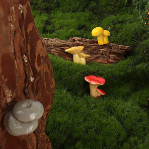 ของตกแต่งโต๊ะเรซิ่นกันน้ำ รูปเห็ดจิ๋วหลากสีสัน สำหรับตกแต่งบ้านและสวน ใช้ได้ในทุกเทศกาล - Product Image 5