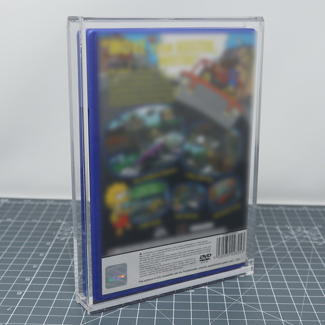 Custom Playstation Video Game Case  Plexiglass Sliding Box Nintendo Game Acrylic Display Case
