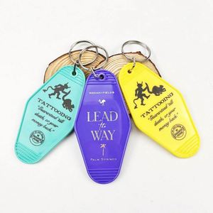 Porte-clés Rétro Motel Tendance, Personnalisable, Impression Double Face, Idéal pour Hôtels - Product Image 5