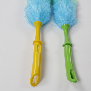 Plumeau à manche courbé en plastique à poils doux pour le nettoyage de la maison et de la cuisine, collecteur de poussière - Product Image 3