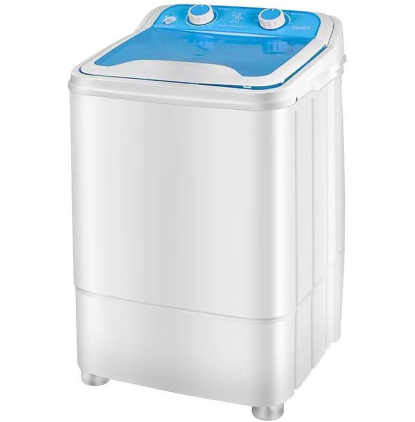 Blue washing machine